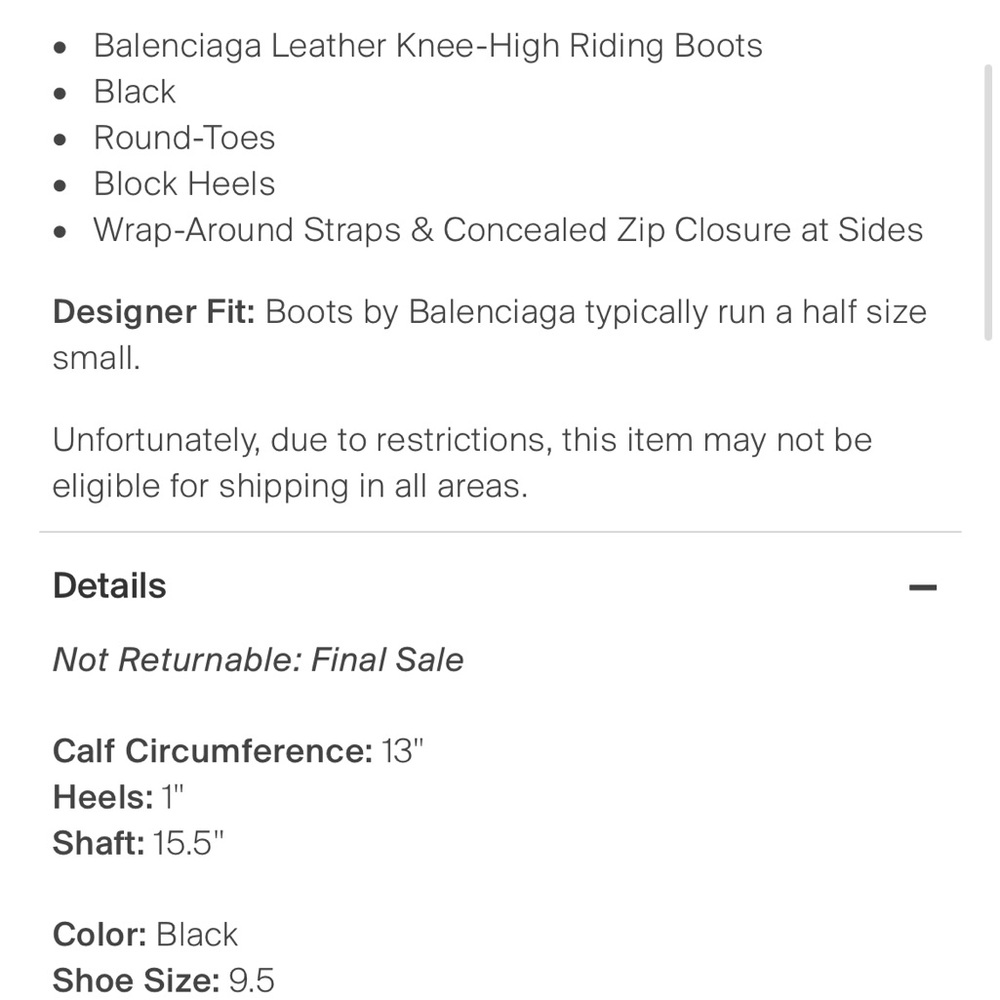 Balenciaga High Boots View 5